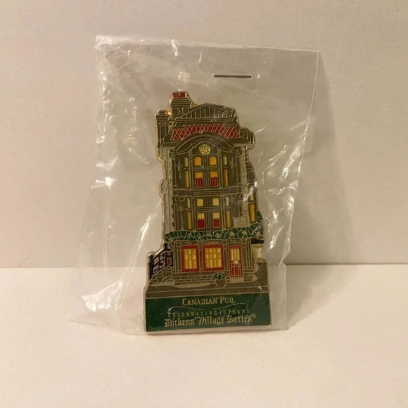 Department 56 Dickens Village  Series Pins Dickens Birthplace Canadian Pub - Picture 3 of 9